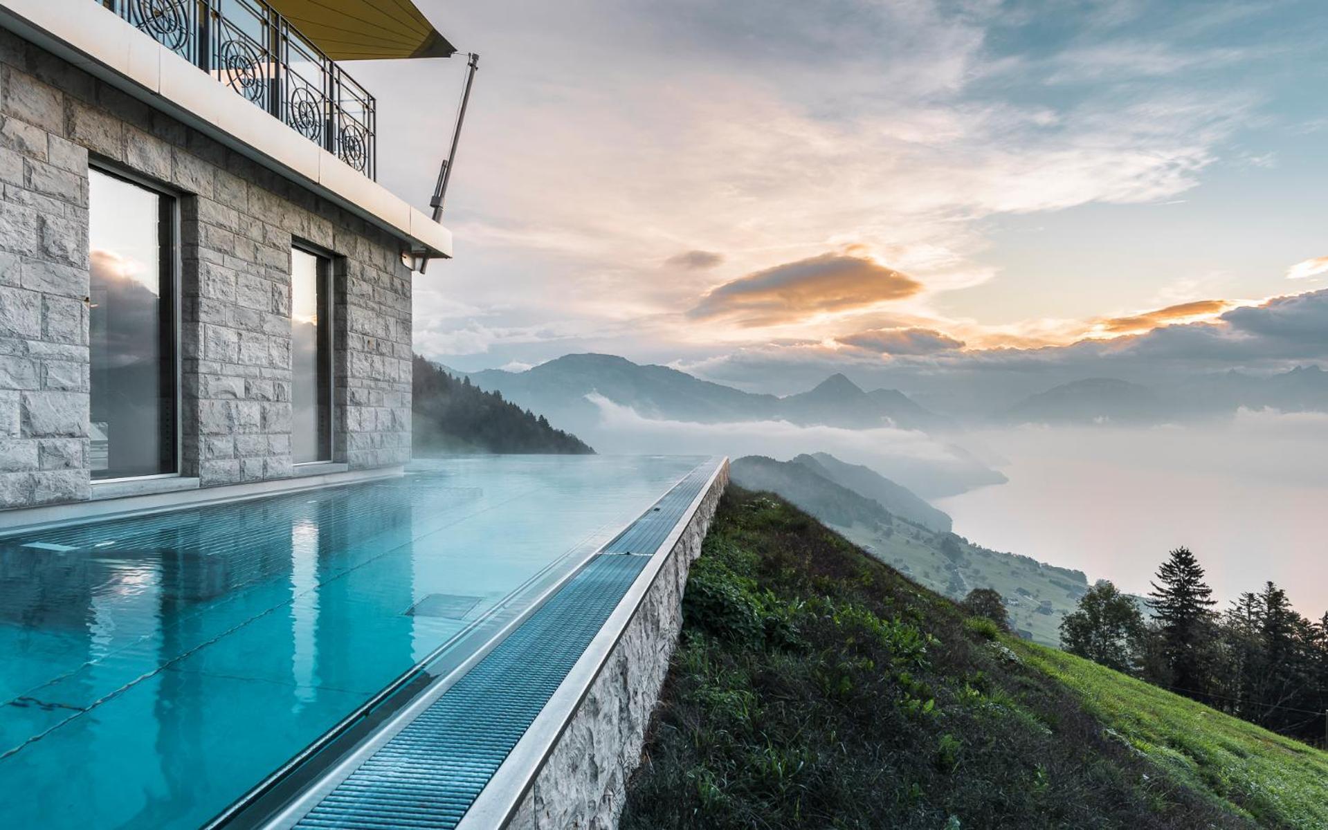 Hotel Villa Honegg Ennetburgen Esterno foto